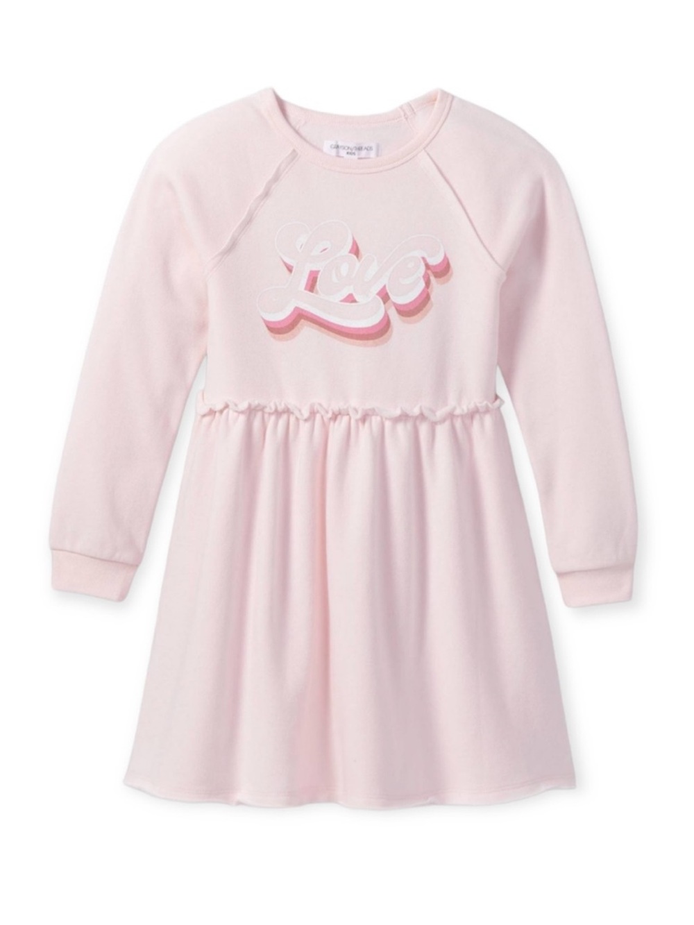 Grayson Threads Kids LIMITED EDITION Long Sleeve Crewneck “Love” Dress